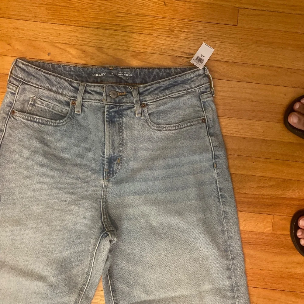 Extra high rise wide leg jeans - Picture 3 of 7